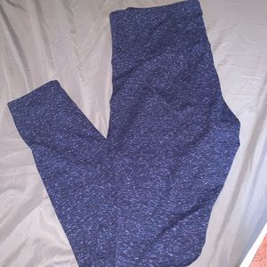 blue print workout leggings